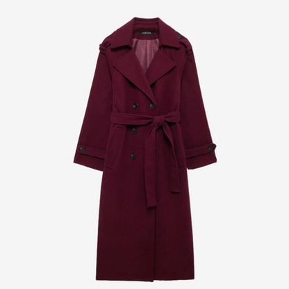 Lua | Burgundy Trenchcoat