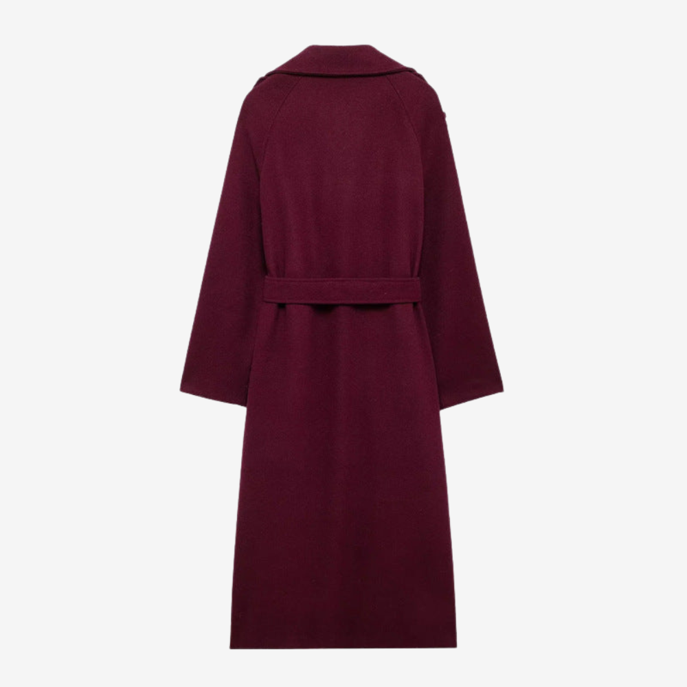 Lua | Burgundy Trenchcoat