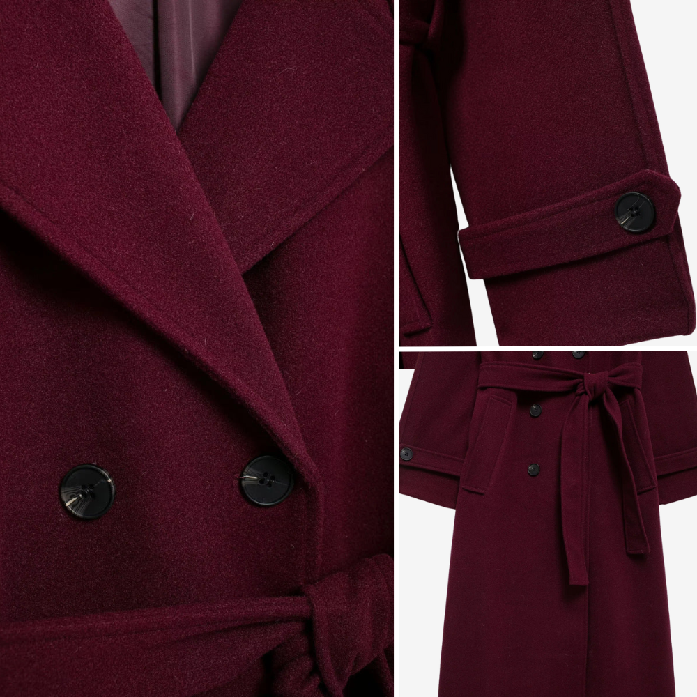 Lua | Burgundy Trenchcoat