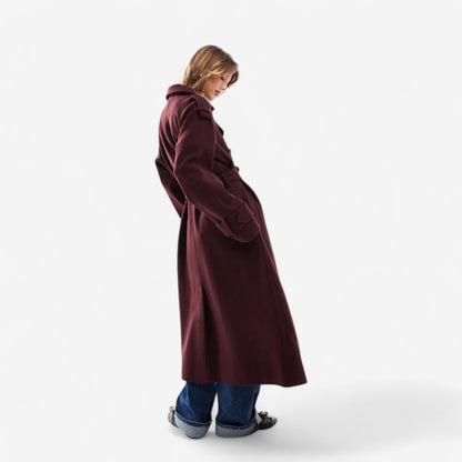 Lua | Burgundy Trenchcoat