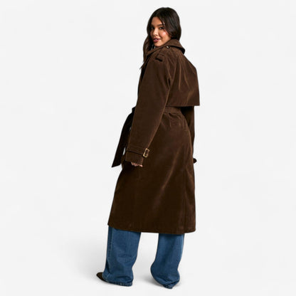 Molly | Suède Trenchcoat