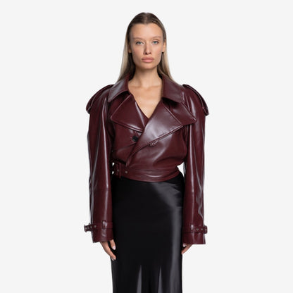 Lina | Burgundy Jacket